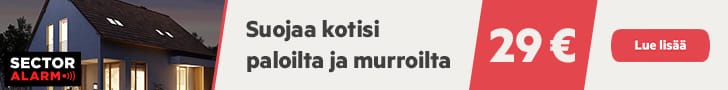 Sector Alarm — Suojaa kotisi paloilta ja murroilta 29 €